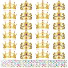 Coroas de Espuma para Crianças - 44 Unidades - Tiaras de Princesa