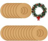 Coroas de flores suspensas MixTeach Paper Round Christmas x20 + Ropes