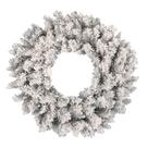 Corona de Navidad Vickerman 36" Abeto Plateado Escarchado Artificial