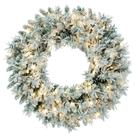 Corona Navideña Vickerman Cima Nevada con LED de 30 cm Corona Navideña Vickerman Cima Nevada con LED de 30 cm
