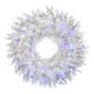 Corona Navideña Vickerman de Cedro y Pino Nevado, 122 cm