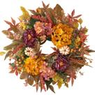 Corona WANNA-CUL 61 cm Otoño con Hortensias, Peonías y Calabazas Corona WANNA-CUL 61 cm Otoño con Hortensias, Peonías y Calabazas