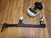 Coronha ajustável para controles VR Meta Quest 3 roxa Coronha ajustável para controles VR Meta Quest 3 roxa