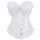 Corpete Corset Espartilho Cinta Modela Cintura Floral