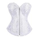 Corpete Corset Espartilho Cinta Modela Cintura Zíper Frontal