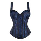 Corpete Corset Espartilho Overbust Cores Alça Zíper Vintage Corpete Corset Espartilho Overbust Cores Alça Zíper Vintage