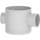 Corpo Da Caixa Seca Esgoto PVC Branca Para Evitar Mal Cheiro De DN 100x100x50/40mm Tigre