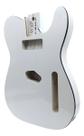 Corpo MXP guitarra TL em ASH cor branca com friso BK