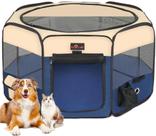 Corral para Mascotas Aivituvin Impermeable y Plegable para Perros y Gatos Azul XL
