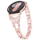 Correa de Reloj G-ficu Mariposa Metálica Rosa 20mm