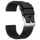 Correa de Reloj Ritche de Silicona de 20mm con Liberación Rápida Negra