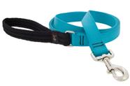 Correa para Perro LupinePet de 2,5 cm de Ancho y 1,8 m con Asa Acolchonada Aqua