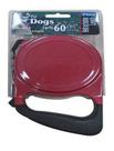 Correa Retráctil para Perros RoadPro PDQ Roja y Negra Talla Mediana y Grande