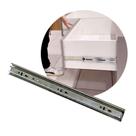 Corrediça Telescópica 400mm Ou 40cm Trilho Gaveta 30kg Light - Meu Puxador