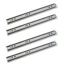 Corrediça Telescópica para Gavetas H45mm X 50cm 4 Pares