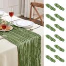 Corredor de mesa AGIRL, pacote com 12, verde sálvia, 89x305 cm