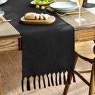Corredor de mesa Artoid Mode Black Tassel 33x183 cm Corredor de mesa Artoid Mode Black Tassel 33x183 cm