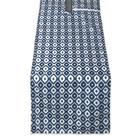 Corredor de mesa DII Ikat Outdoor Resistente à Água 35x275cm Azul Corredor de mesa DII Ikat Outdoor Resistente à Água 35x275cm Azul
