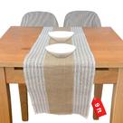 Corredor de mesa FIBEUSION decorativo 30x275cm, serapilheira natural