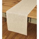 Corredor de mesa Solino Home Athena 36x152 cm, linho puro, bege Corredor de mesa Solino Home Athena 36x152 cm, linho puro, bege