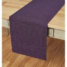 Corredor de mesa Solino Home Athena 36x152 cm, linho puro, uva Corredor de mesa Solino Home Athena 36x152 cm, linho puro, uva