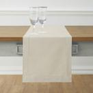 Corredor de mesa Solino Home Linen com bainha de algodão 36x90cm