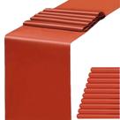 Corredor de mesa WENSINL 30x274cm em terracota acetinada, pacote com 10