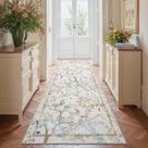 Corredor Jinchan Ivory Botanical Birds 91x244 cm Lavable Corredor Jinchan Ivory Botanical Birds 91x244 cm Lavable