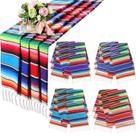 Corredores de mesa Panelee Mexican Serape 35 x 215 cm Algodão x12