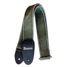 Correia Alça Basso Violão Guitarra Baixo Ex 02 Verde Musgo - Basso