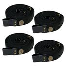 Correia de Violão Fixar e Tocar Kit4 preta Correia de Violão Fixar e Tocar Kit4 preta
