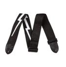 Correia Fender 2 Poly Lightning Bolt Strap 0990613106 BK WH Correia Fender 2 Poly Lightning Bolt Strap 0990613106 BK WH
