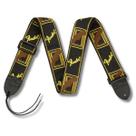 Correia Fender Monogrammed Amarelo e Marrom