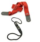 Correia Vermelho + Cordão Nylon Ibox Violão Novo