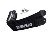 Correia Violão Guitarra Baixo Acolchoada SCORPIONS com Par de Roldanas Correia Violão Guitarra Baixo Acolchoada SCORPIONS com Par de Roldanas