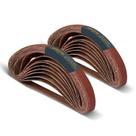 Correias de lixar POWERTEC 1/2 x 18 polegadas de óxido de alumínio 60 grão