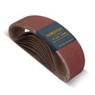 Correias de lixar POWERTEC 15PK 4 x 21 polegadas para lixadeira de correia