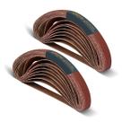 Correias de lixar POWERTEC 40PK de 1,3x46 cm 40 Grit
