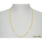Corrente 60cm Masculina Ouro 18k