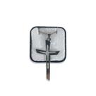 Corrente aço inox cruz crucifixo santo santa 56cm