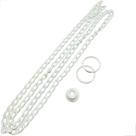 Corrente Argola Calota P/ Janela Basculante Aluminio Branco