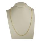 Corrente Banhada a Ouro 45 cm Elo Importado Tubinho Bijou Art