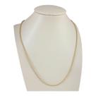 Corrente Banhada a Ouro 45 cm Elo Tubo Bijou Art
