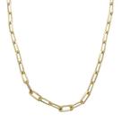 Corrente Banhada a Ouro Elo importado 60 cm Bijou Art