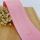 Corrente Banhada A Ouro Elo L 45 cm Bijou Art
