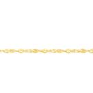 Corrente banhado ouro 3x 24k 18k e 22k feminino cabelo de anjo rommanel 42cm 50cm 530411 530412