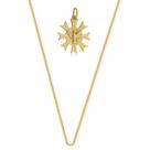 Corrente C/ Pingente Divino Espírito Santo Modelo 5 Ouro18kl