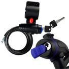 Corrente Cadeado C/ Chave P/ Bicicleta Bike Moto Trava de Segurança - Cabo 12mm