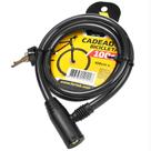 Corrente Cadeado Trava Bicicleta Chave Aço Bike 1m x 12mm