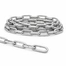 Corrente Calibrada Elo Longo Aço Inox 316 4mm DIN 763